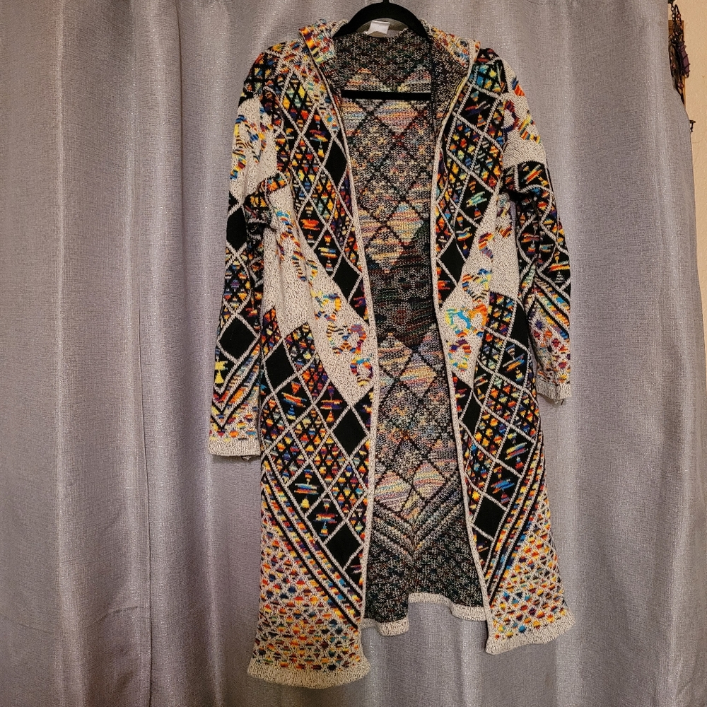 Northern Angel Rainbow Cardigan size XL